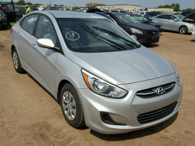 KMHCT4AE0GU118408 - 2016 HYUNDAI ACCENT SE SILVER photo 1