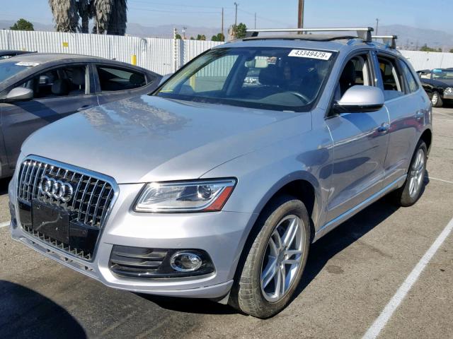 WA1C2AFPXHA063236 - 2017 AUDI Q5 PREMIUM SILVER photo 2