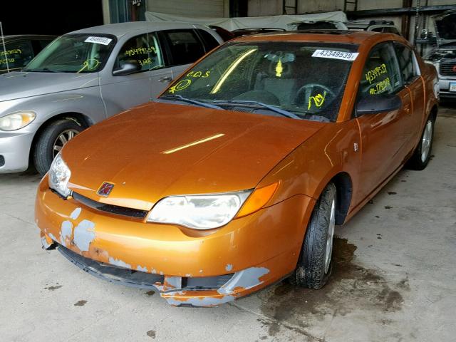 1G8AN15F36Z118924 - 2006 SATURN ION LEVEL ORANGE photo 2