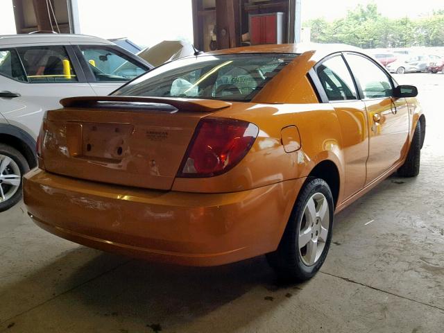 1G8AN15F36Z118924 - 2006 SATURN ION LEVEL ORANGE photo 4