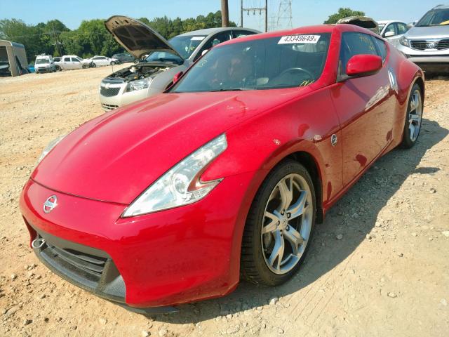 JN1AZ4EH7BM550620 - 2011 NISSAN 370Z BASE RED photo 2