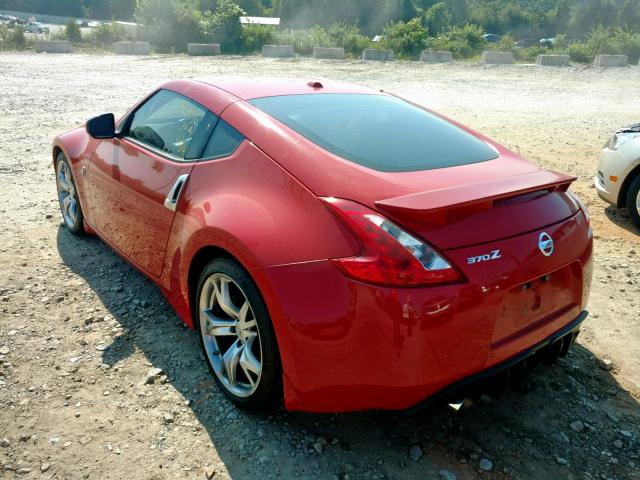 JN1AZ4EH7BM550620 - 2011 NISSAN 370Z BASE RED photo 3