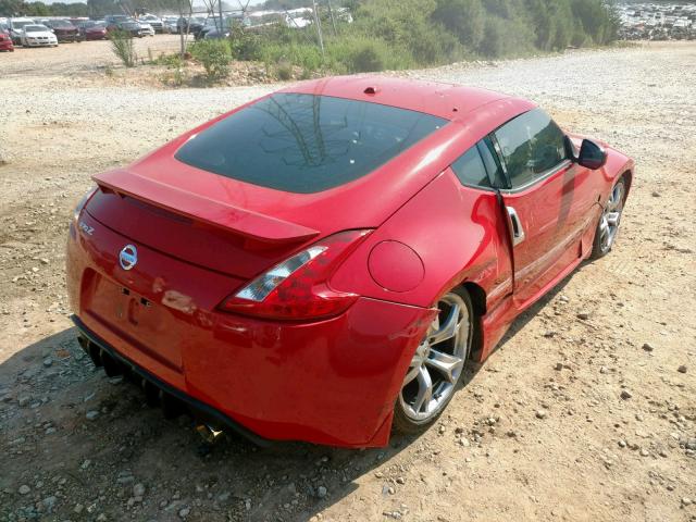 JN1AZ4EH7BM550620 - 2011 NISSAN 370Z BASE RED photo 4