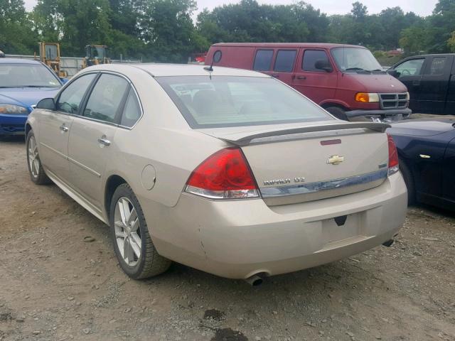 2G1WC5EM1A1240313 - 2010 CHEVROLET IMPALA LTZ TAN photo 3