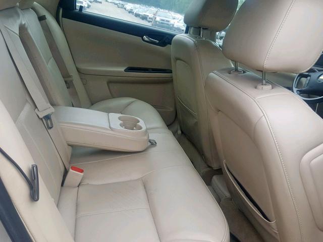 2G1WC5EM1A1240313 - 2010 CHEVROLET IMPALA LTZ TAN photo 6