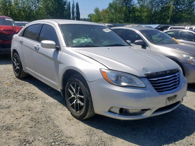 1C3CCBAB1CN292141 - 2012 CHRYSLER 200 LX SILVER photo 1