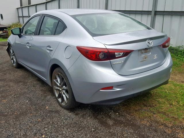 3MZBN1V39JM202432 - 2018 MAZDA 3 TOURING SILVER photo 3