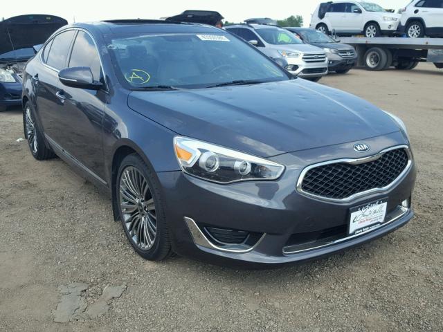 KNALN4D78E5146084 - 2014 KIA CADENZA PR GRAY photo 1