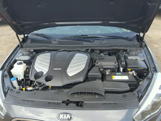 KNALN4D78E5146084 - 2014 KIA CADENZA PR GRAY photo 7