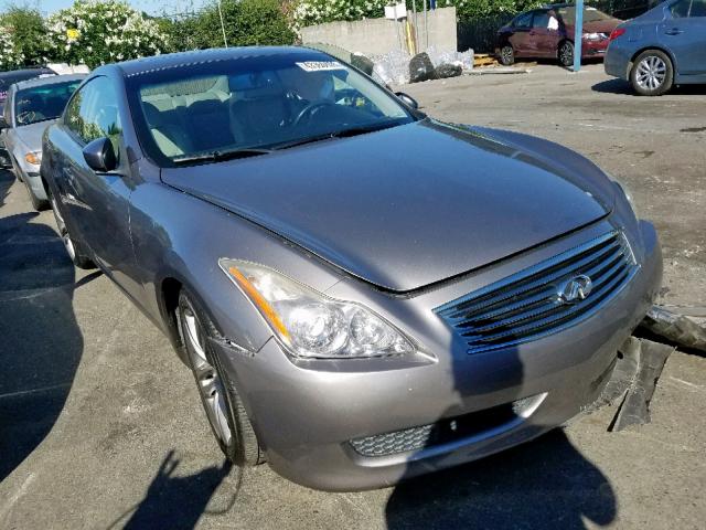 JNKCV64E89M606898 - 2009 INFINITI G37 BASE GRAY photo 1