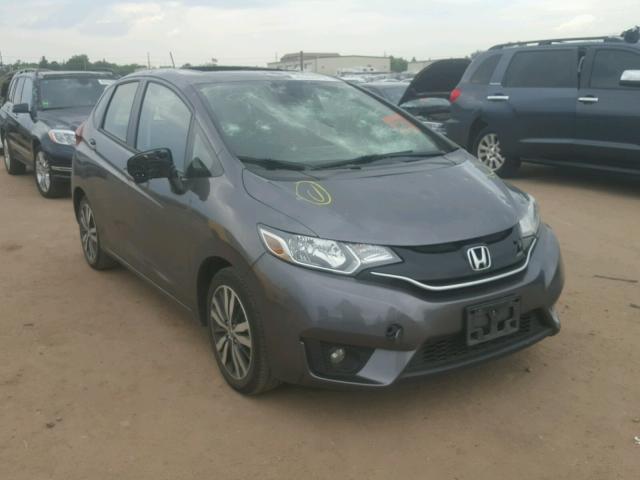 JHMGK5H7XGX041291 - 2016 HONDA FIT EX GRAY photo 1