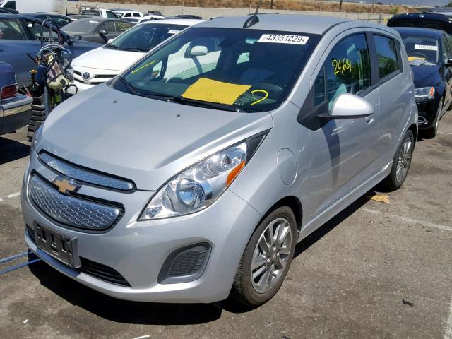 KL8CK6S00FC761781 - 2015 CHEVROLET SPARK EV 1 银色 照片 2