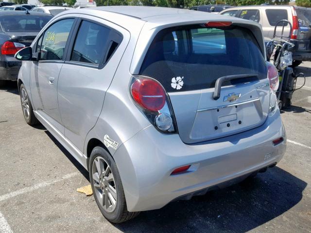 KL8CK6S00FC761781 - 2015 CHEVROLET SPARK EV 1 银色 照片 3