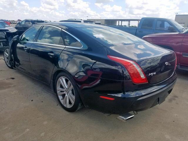 SAJWA2GB5CLV31662 - 2012 JAGUAR XJL BLACK photo 3