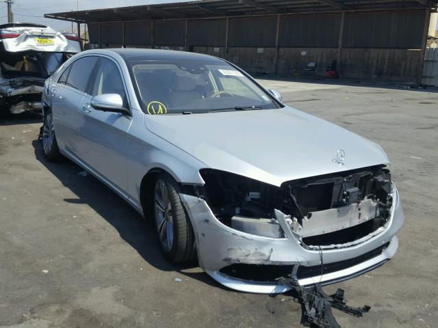 WDDUG6GB6JA348152 - 2018 MERCEDES-BENZ S 450 SILVER photo 1