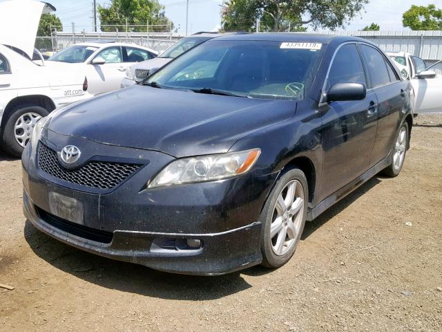 4T1BE46K37U095369 - 2007 TOYOTA CAMRY NEW BLACK photo 2