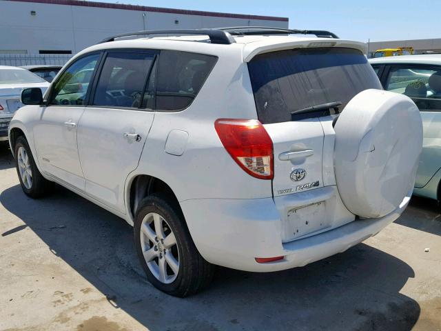 JTMBK34V475029699 - 2007 TOYOTA RAV4 LIMIT WHITE photo 3