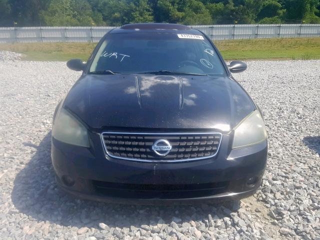 1N4BL11D16N365019 - 2006 NISSAN ALTIMA SE BLACK photo 9