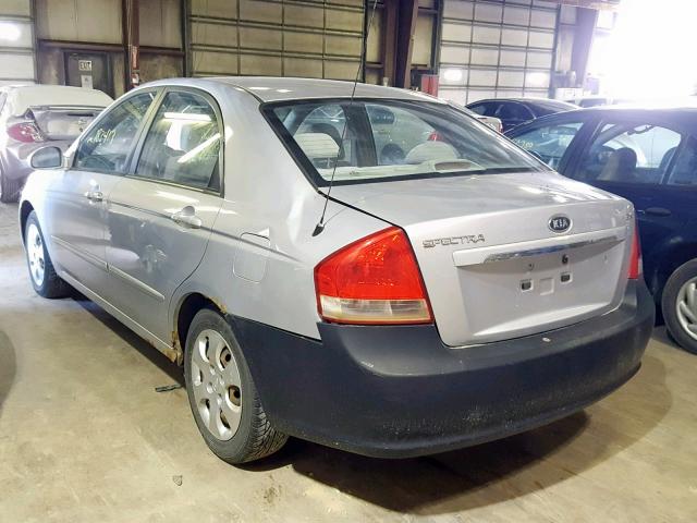 KNAFE121275462996 - 2007 KIA SPECTRA EX SILVER photo 3