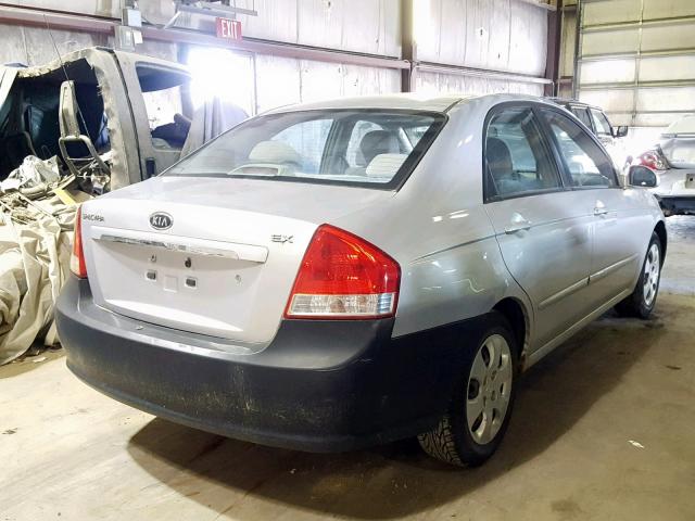 KNAFE121275462996 - 2007 KIA SPECTRA EX SILVER photo 4