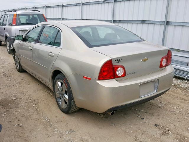 1G1ZC5EB0AF199595 - 2010 CHEVROLET MALIBU 1LT 金色 照片 3
