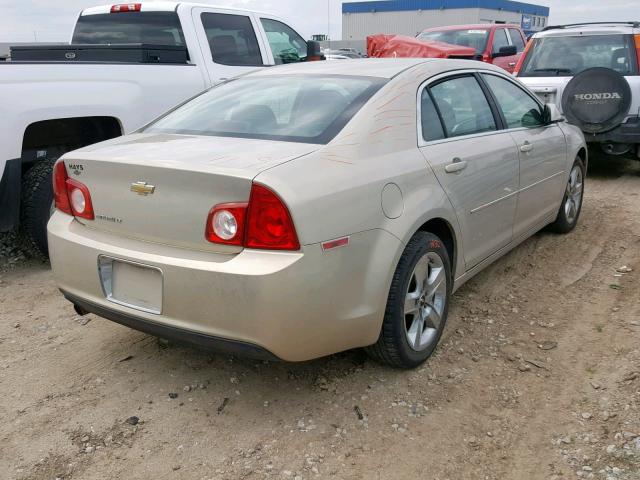 1G1ZC5EB0AF199595 - 2010 CHEVROLET MALIBU 1LT 金色 照片 4