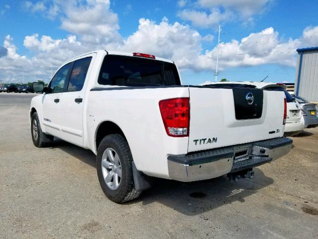 1N6BA0ED5BN303800 - 2011 NISSAN TITAN S WHITE photo 3