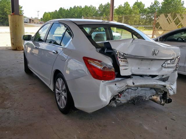 1HGCR2F8XFA062778 - 2015 HONDA ACCORD EXL WHITE photo 3