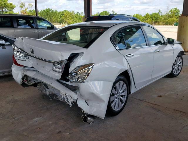 1HGCR2F8XFA062778 - 2015 HONDA ACCORD EXL WHITE photo 4