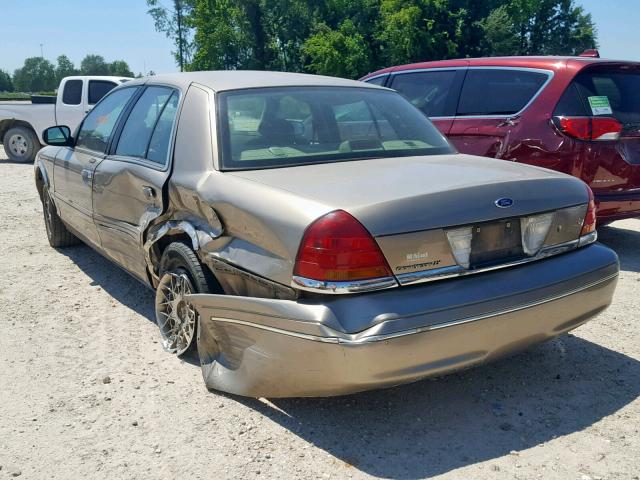 2FAFP74W21X195461 - 2001 FORD CROWN VICT BROWN photo 3