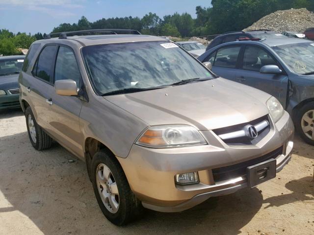 2HNYD18215H522443 - 2005 ACURA MDX TAN photo 1