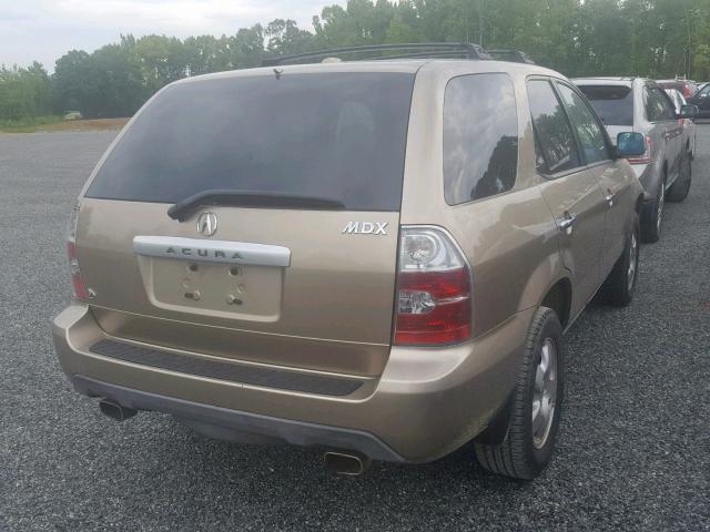 2HNYD18215H522443 - 2005 ACURA MDX TAN photo 4