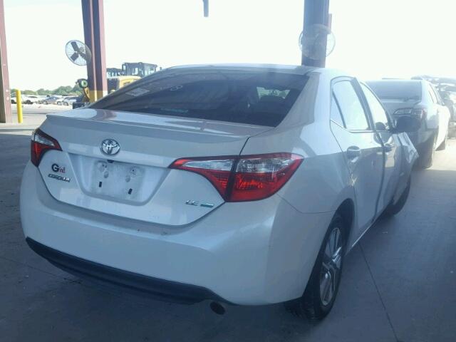 5YFBPRHE5EP018919 - 2014 TOYOTA COROLLA EC 白色 照片 4