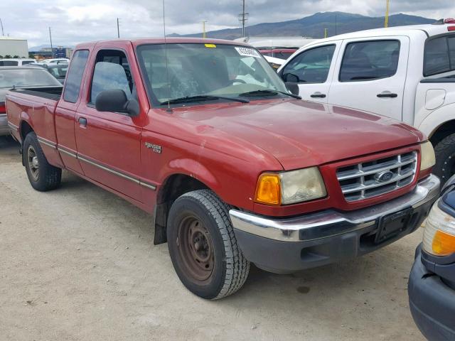 1FTYR44V42PB73553 - 2002 FORD RANGER SUP MAROON photo 1