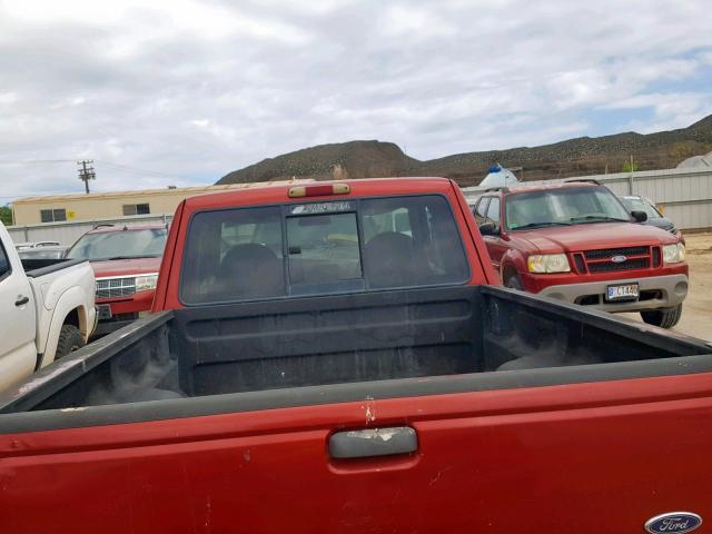 1FTYR44V42PB73553 - 2002 FORD RANGER SUP MAROON photo 6