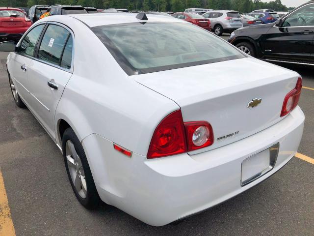 1G1ZC5E01CF130836 - 2012 CHEVROLET MALIBU 1LT 白色 照片 3