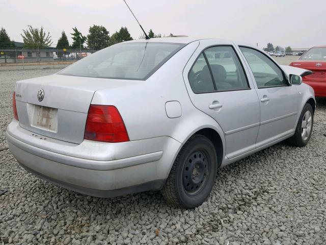 3VWSK69M23M060954 - 2003 VOLKSWAGEN JETTA GLS SILVER photo 4