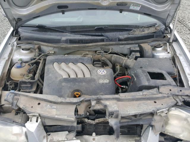 3VWSK69M23M060954 - 2003 VOLKSWAGEN JETTA GLS SILVER photo 7