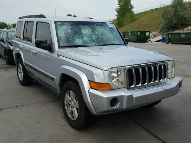 1J8HH48K97C599085 - 2007 JEEP COMMANDER SILVER photo 1
