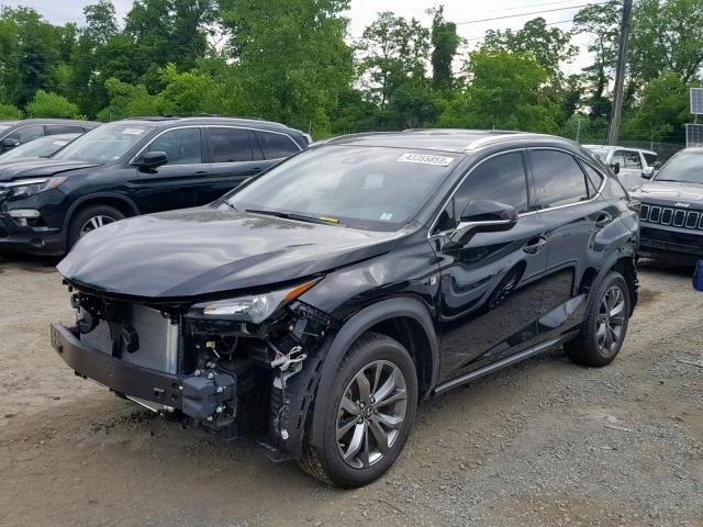 JTJYARBZXK2124409 - 2019 LEXUS NX 300 BLACK photo 2