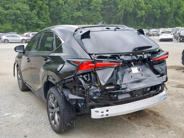 JTJYARBZXK2124409 - 2019 LEXUS NX 300 BLACK photo 3