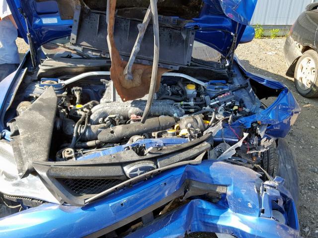 JF1GV7E6XDG002685 - 2013 SUBARU IMPREZA WR BLUE photo 7