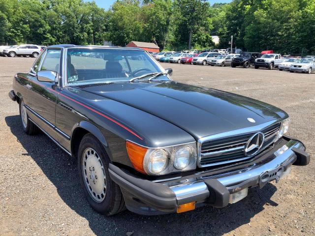 WDBBA48D8GA054699 - 1986 MERCEDES-BENZ 560 SL BLACK photo 1