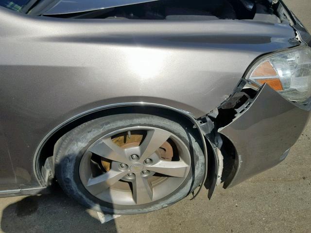 1G1ZC5E07CF186232 - 2012 CHEVROLET MALIBU 1LT 棕色 照片 9