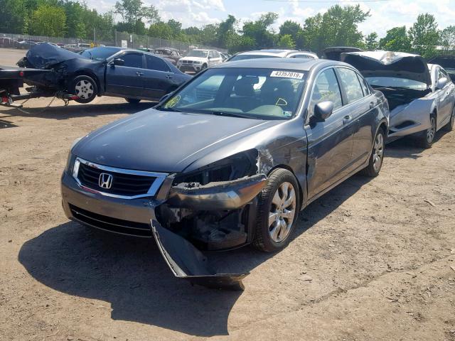 1HGCP26808A100561 - 2008 HONDA ACCORD EXL GRAY photo 2