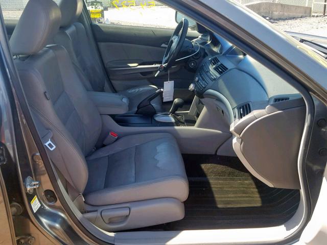 1HGCP26808A100561 - 2008 HONDA ACCORD EXL GRAY photo 5