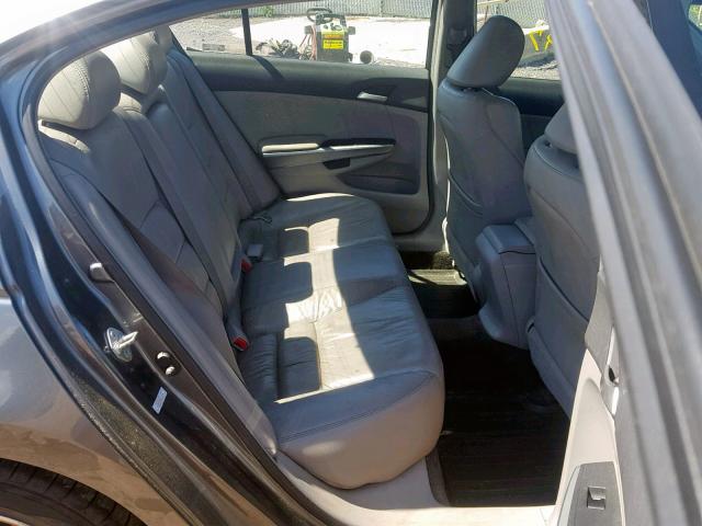 1HGCP26808A100561 - 2008 HONDA ACCORD EXL GRAY photo 6