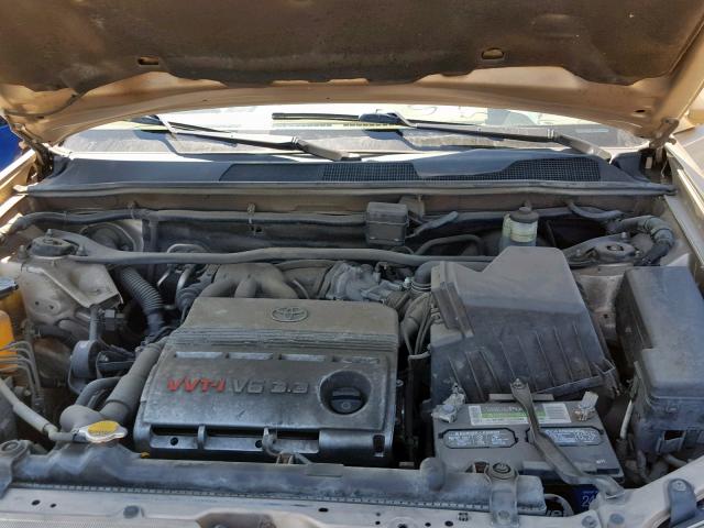 JTEGP21A040006475 - 2004 TOYOTA HIGHLANDER GOLD photo 7