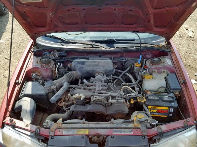 4S3BK4250W6308715 - 1998 SUBARU LEGACY BRI SILVER photo 7