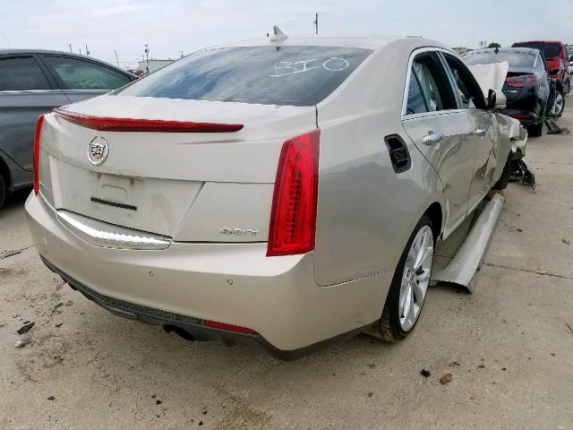 1G6AB5RXXE0109507 - 2014 CADILLAC ATS LUXURY GOLD photo 4